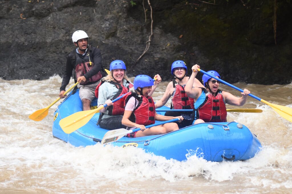 Rafting on the Pacaure River which you can't do in Nicaragua vs Costa Rica
