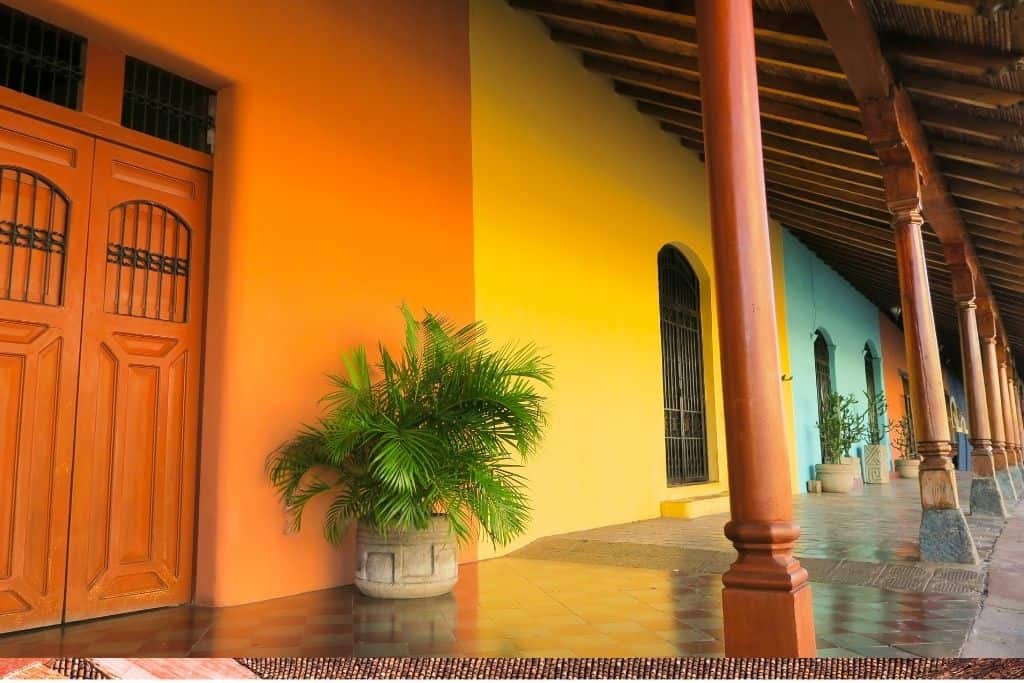 Typical colonial home in Nicaragua